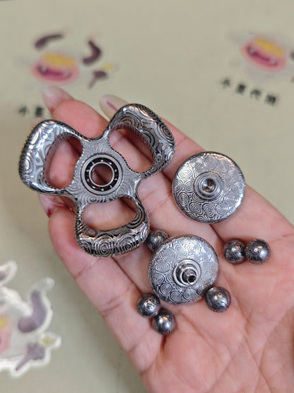 Three-Leaf Horizon Damasteel