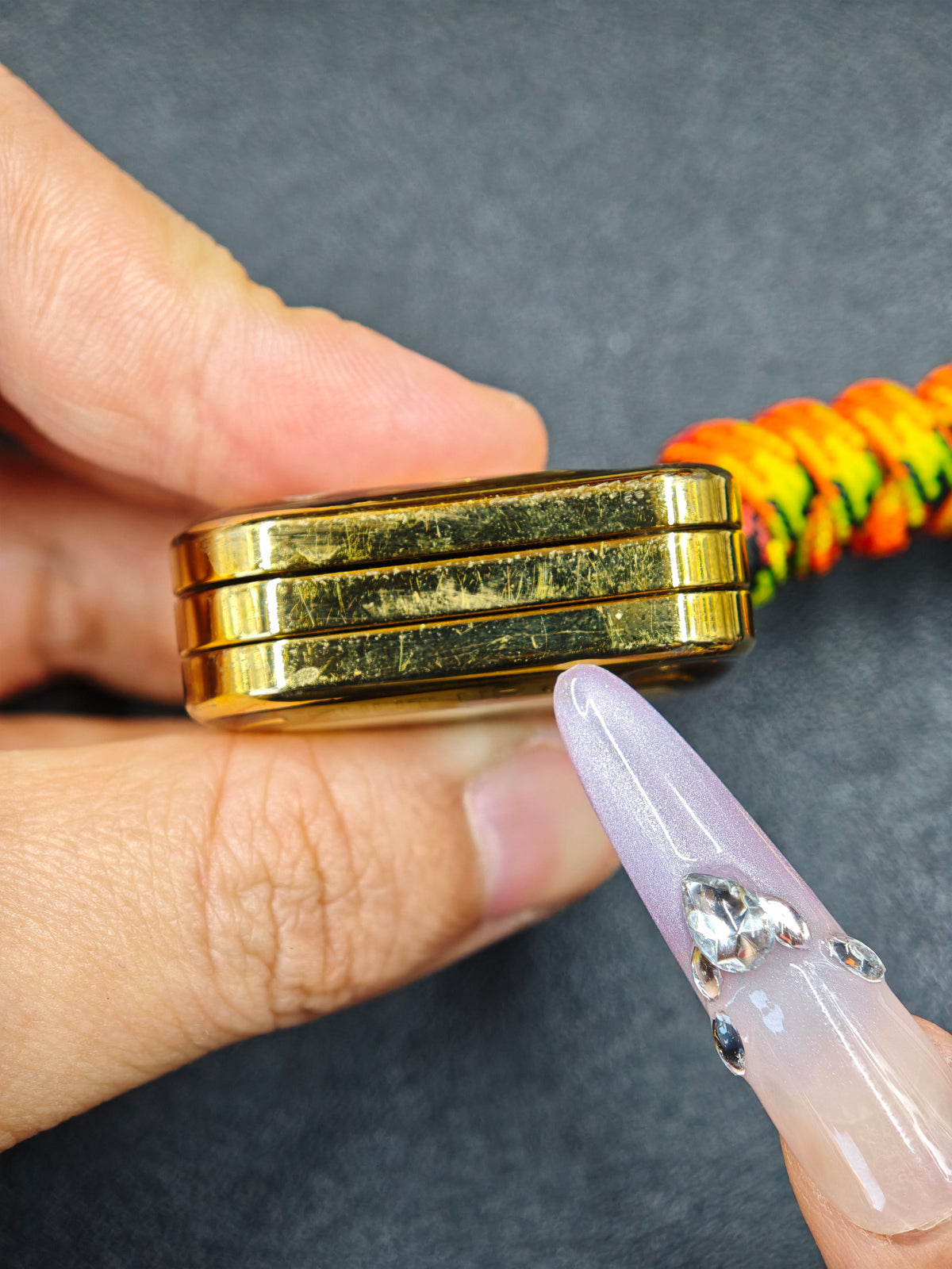 SNAP Zirconium Gold Plated Resin-Sealed
