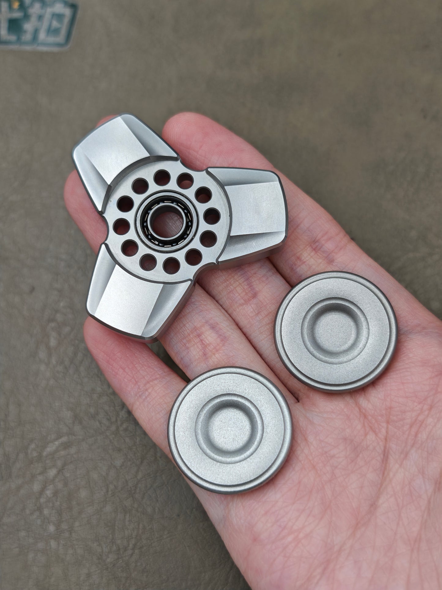 Gentle Breeze Bearing Cap Stainless Steel Stonewashed