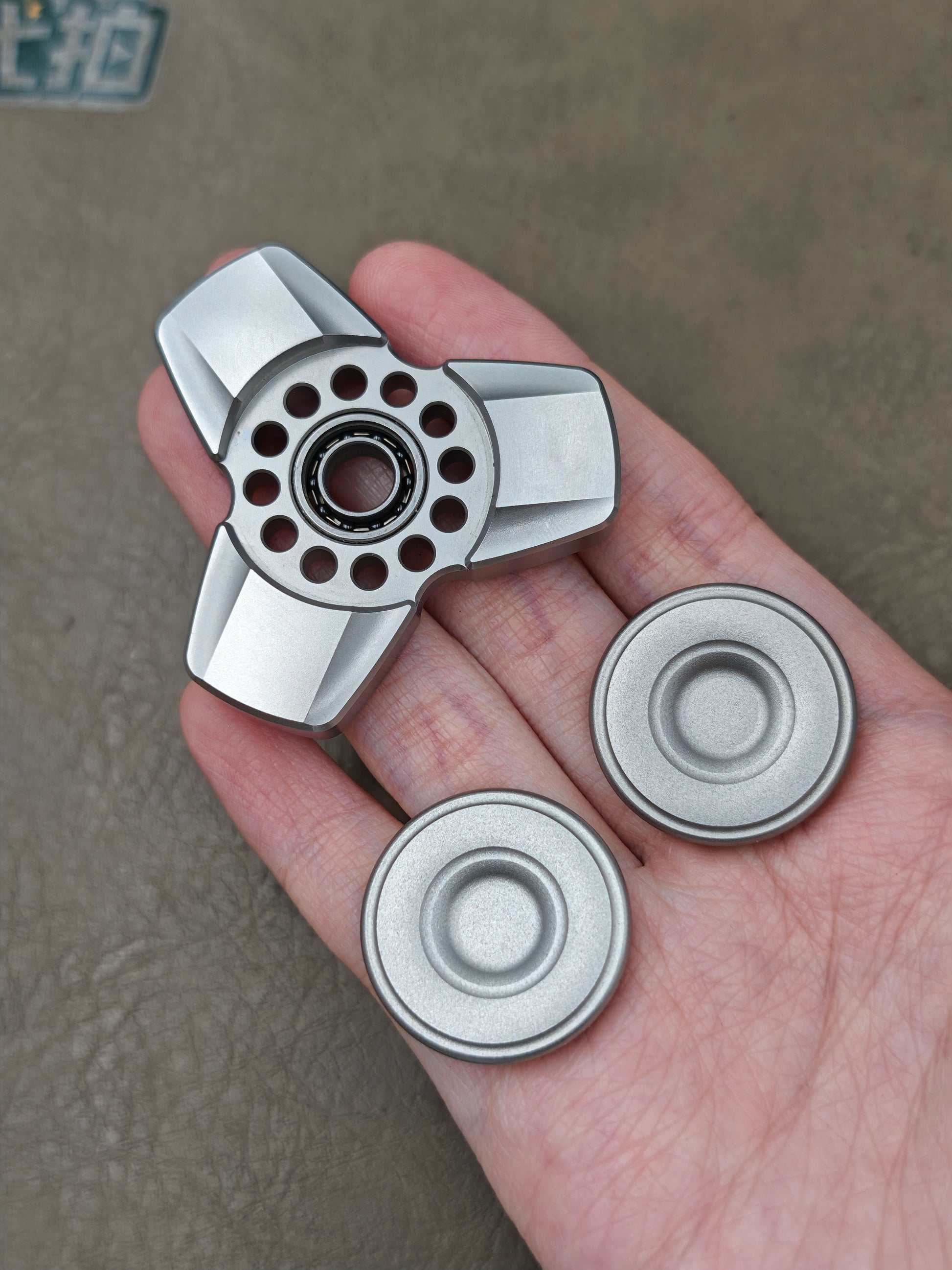 Gentle Breeze Bearing Cap Stainless Steel Stonewashed
