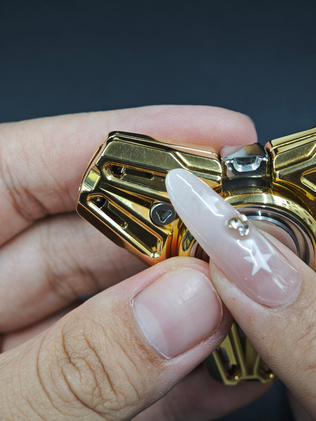 God of Time Stainless Steel Gold Plated