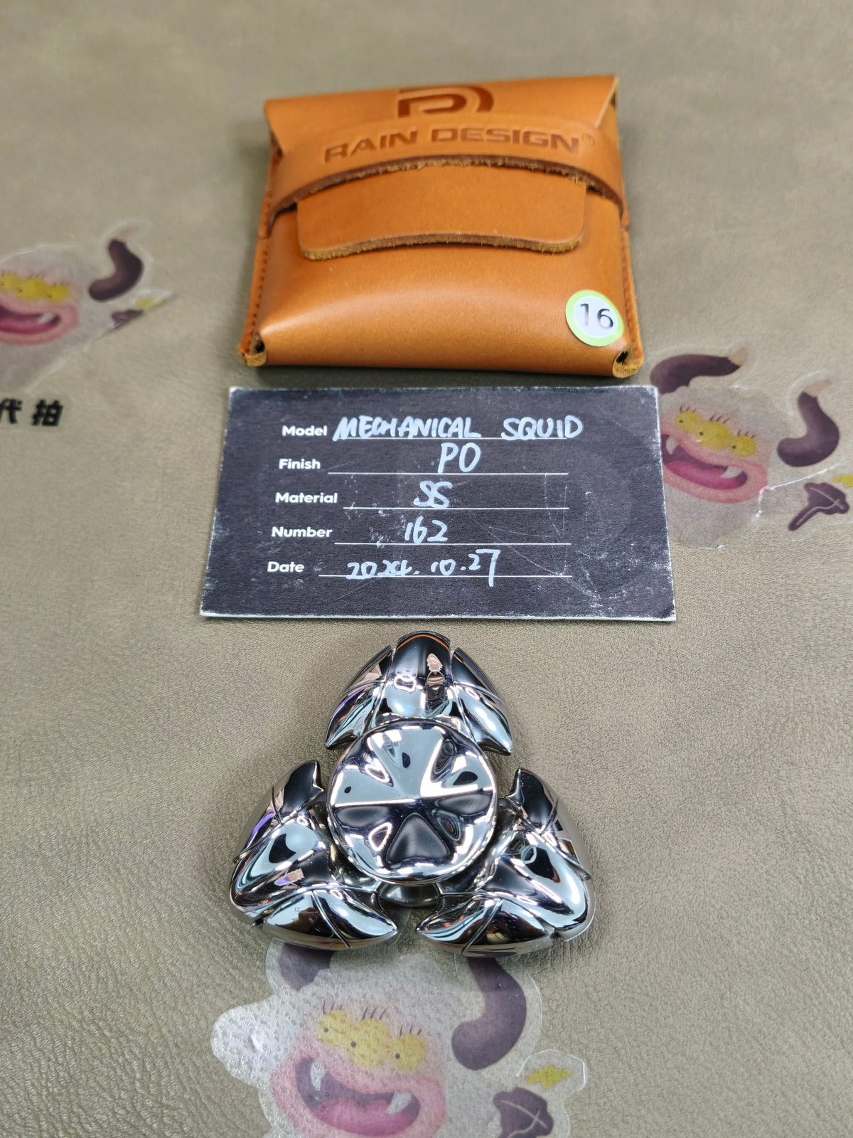 Machinery Squid Stainless Steel Polished