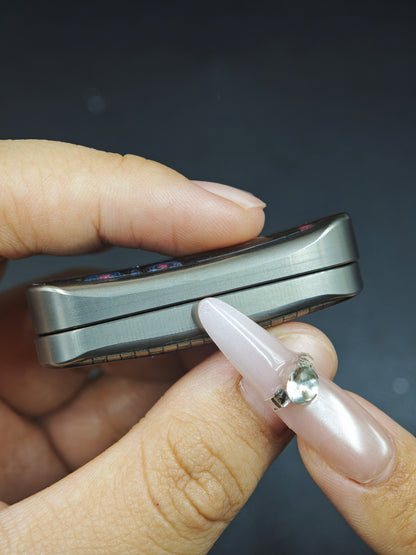 POPO Titanium Color-Anodized Resin-Sealed Engraved Limited Edition