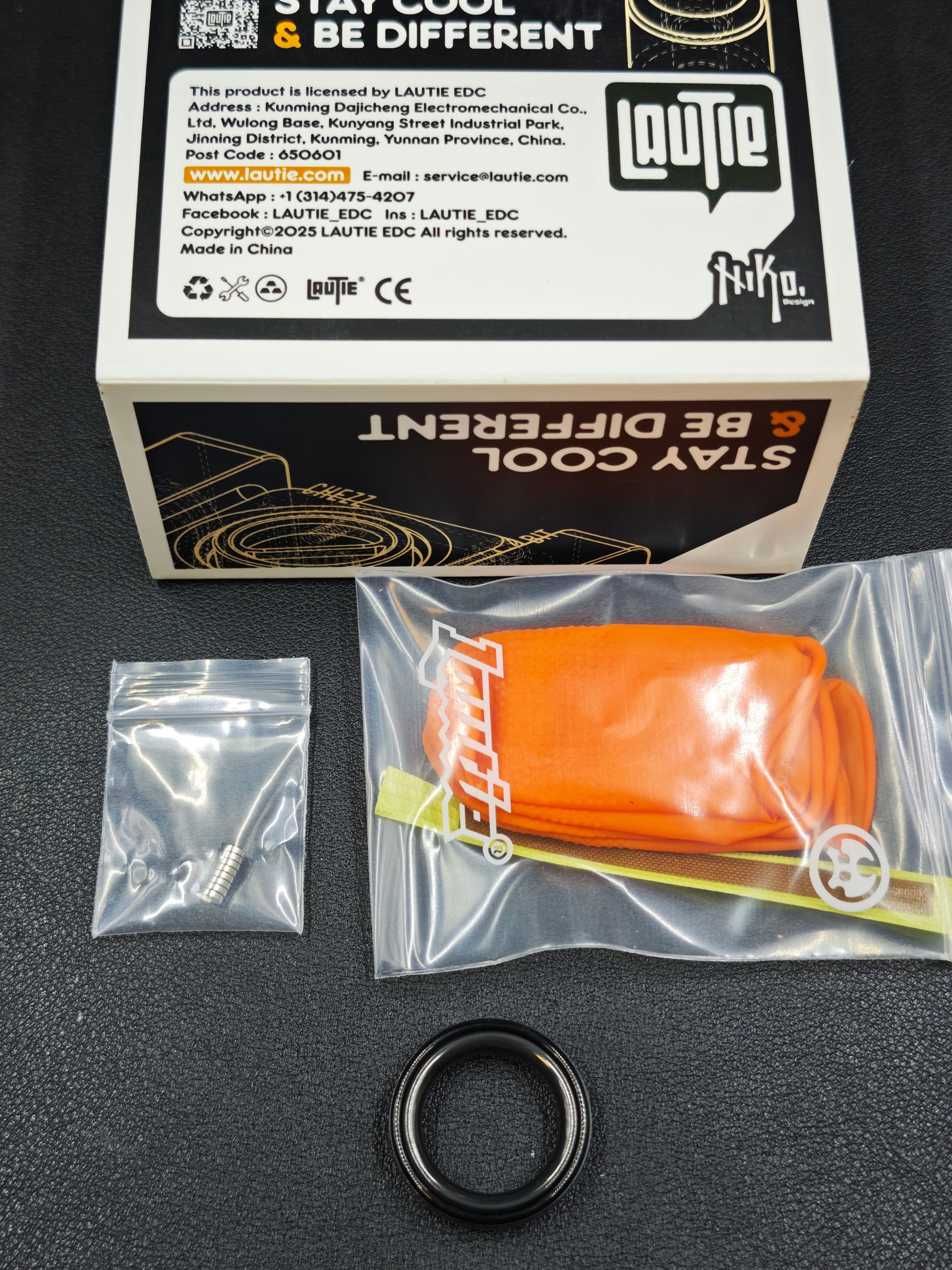 Mechanic I Ring Slim Zirconium