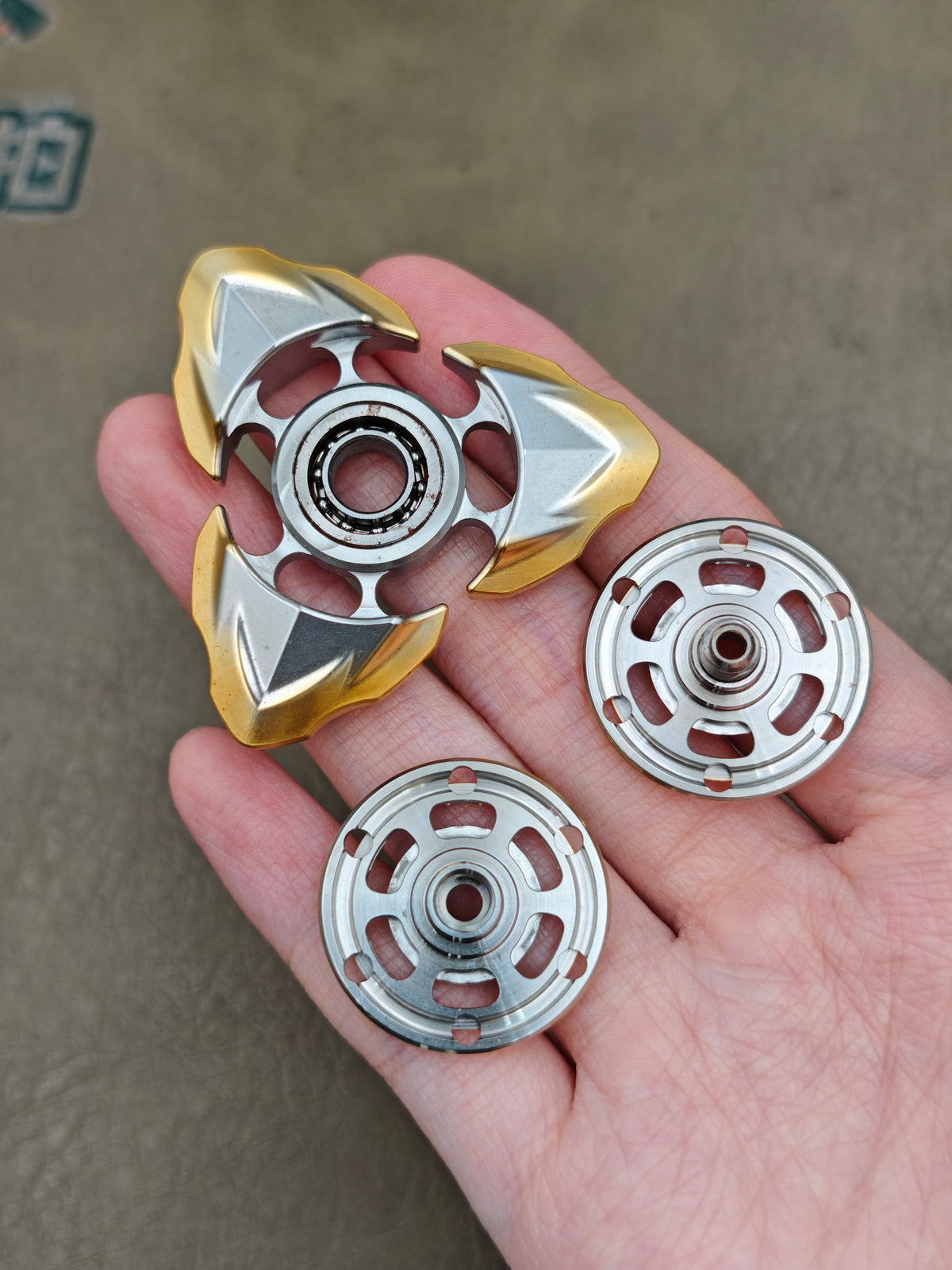 Dragon Pearl Stainless Steel Gold Plated Machine Finished