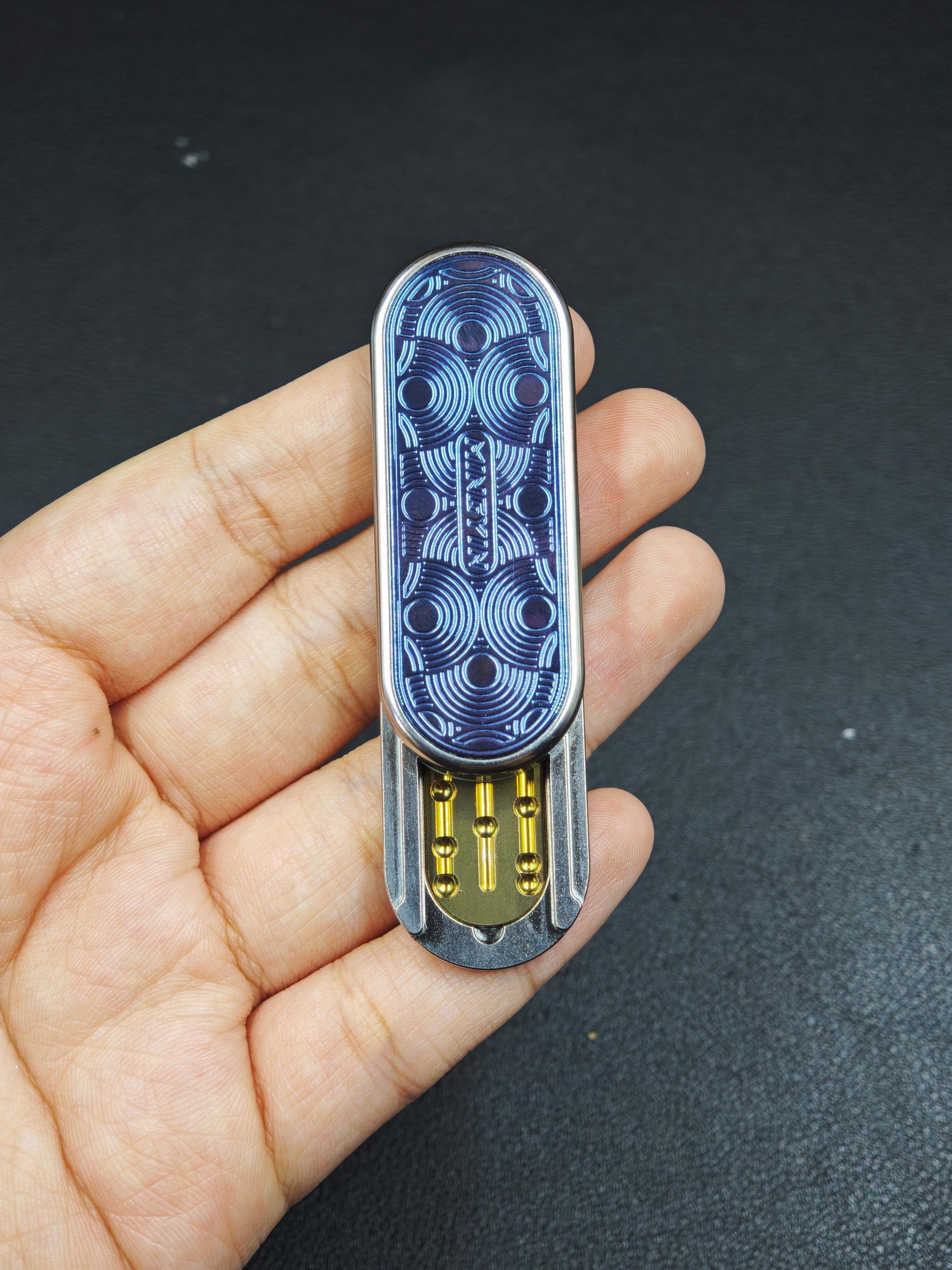 Ming Yin Titanium Engraved