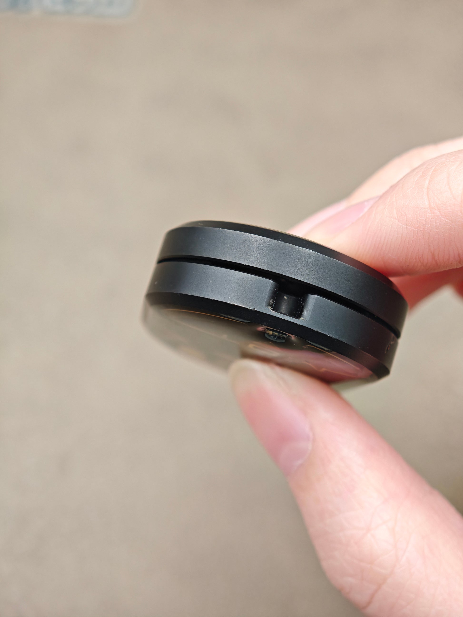 Groove Stainless Steel PVD Coated Resin-Sealed Engraved