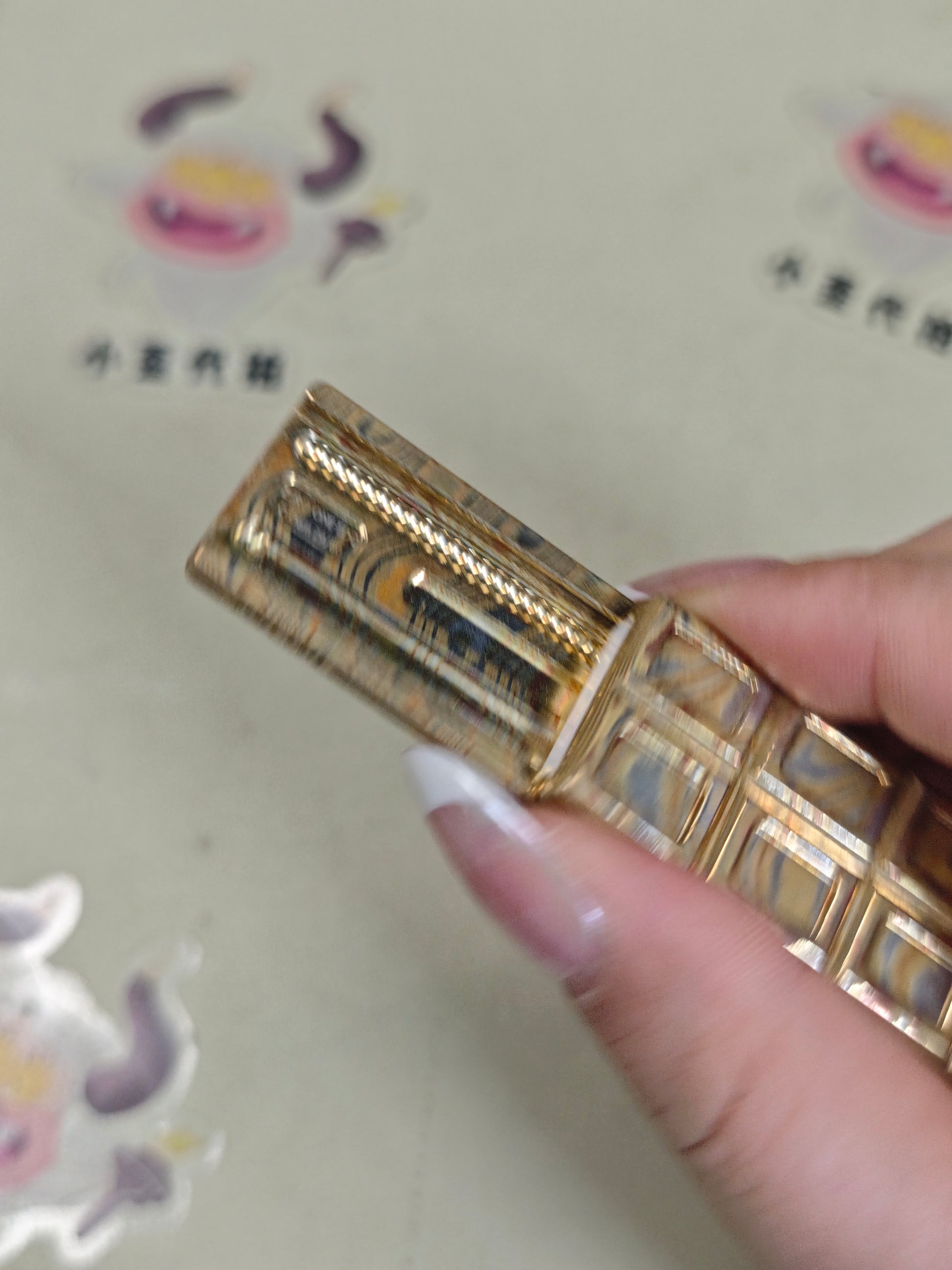 Wafer Chocolate Mokume