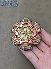 Triple Leaf Ignition Shell Opening Mokume
