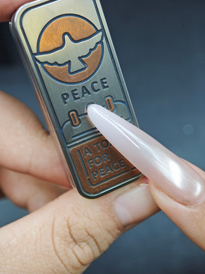 Peace Copper Stainless Steel