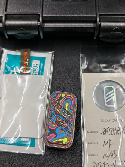 Lucky Candy Carbon Damascus