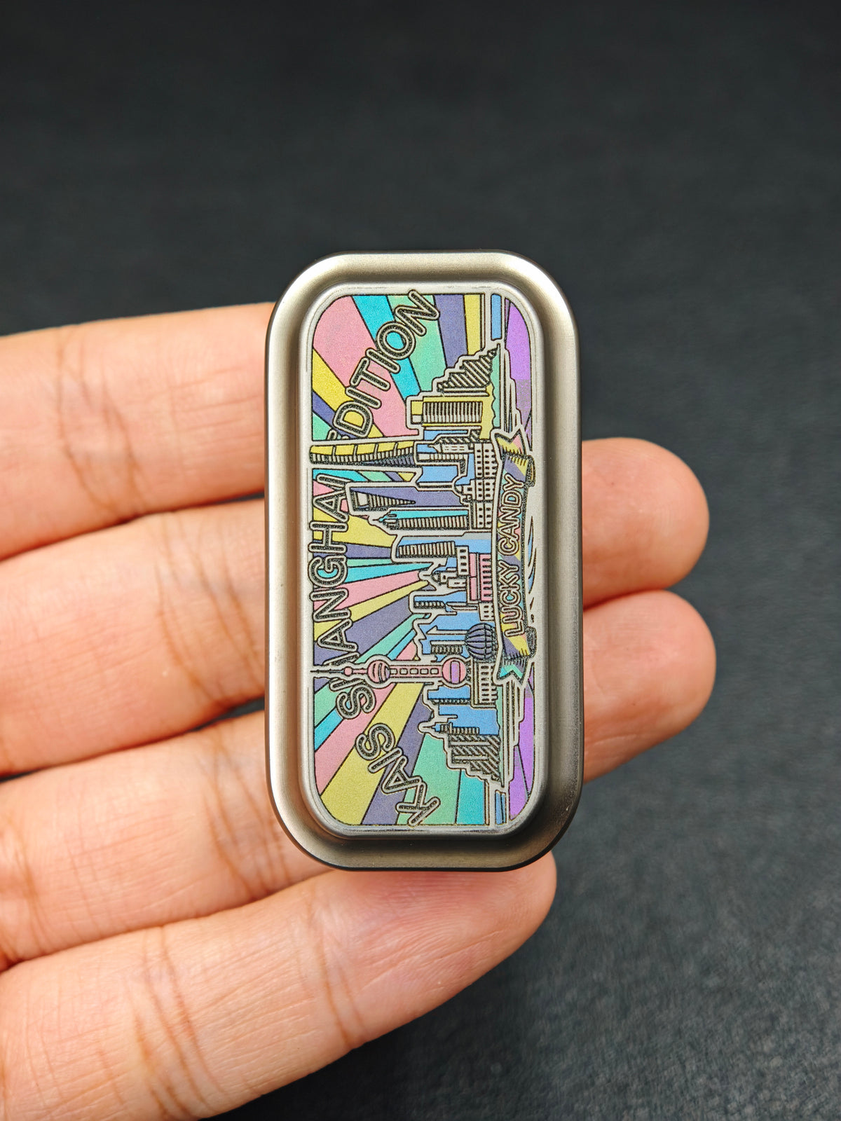 Lucky Candy Titanium Color-Anodized Engraved Limited Edition