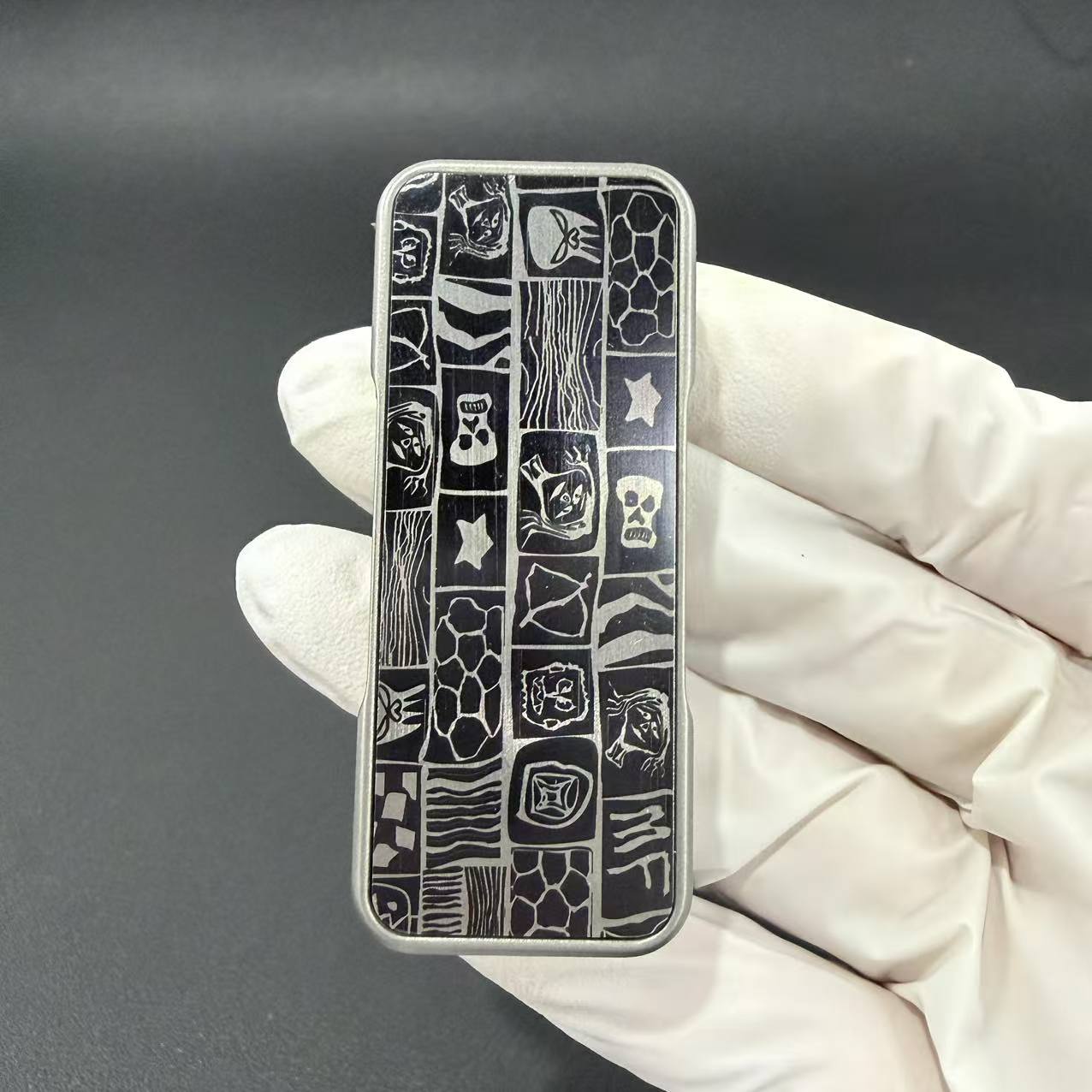 Power Train Damasteel Engraved