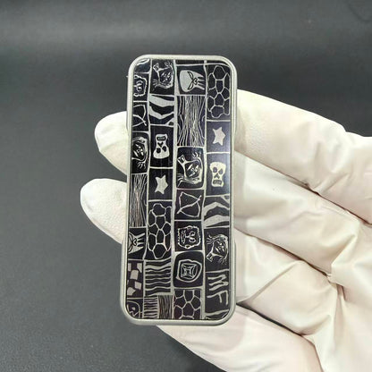 Power Train Damasteel Engraved