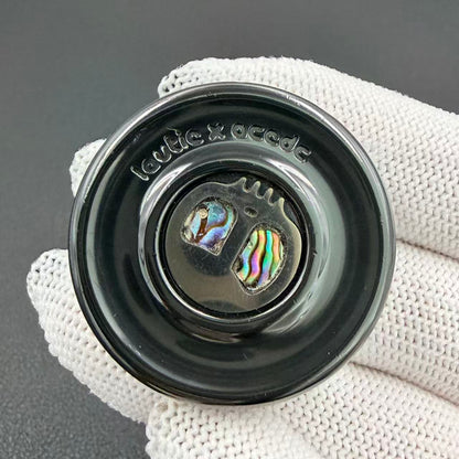 Devil Milk Cap Zirconium Engraved Polished