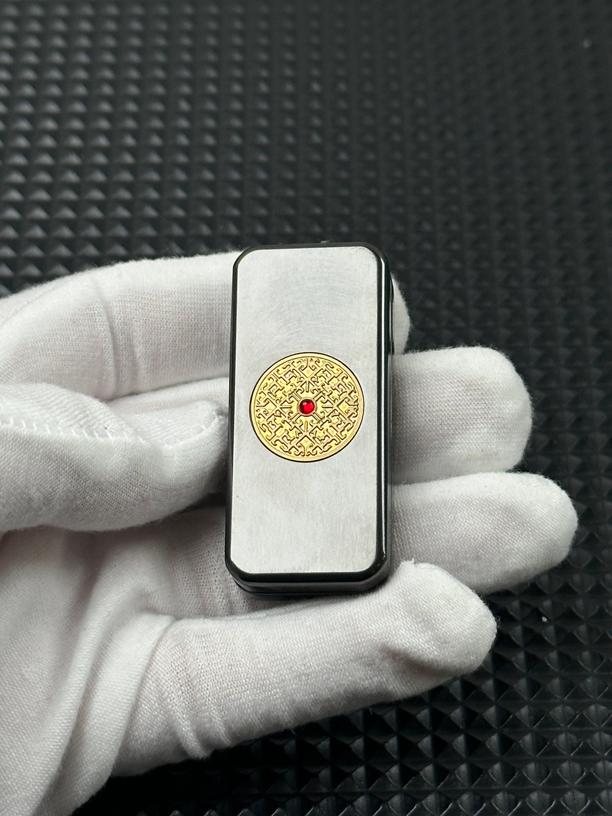 Brocade & Azure Paperweight Zirconium