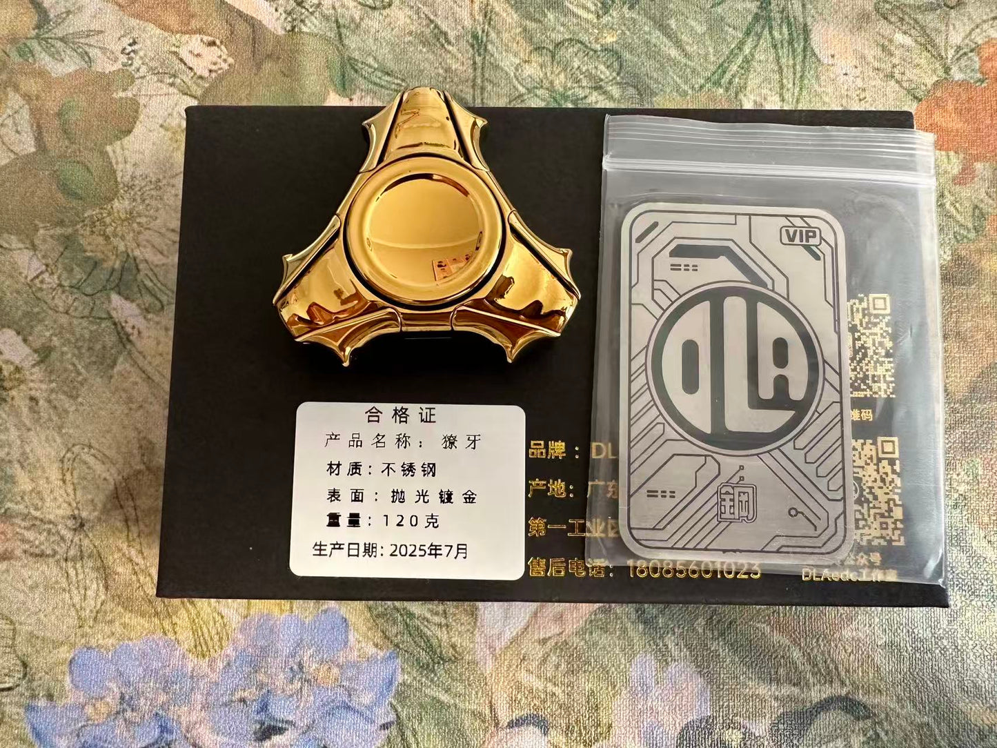 Fang Stainless Steel Gold Plated Polished