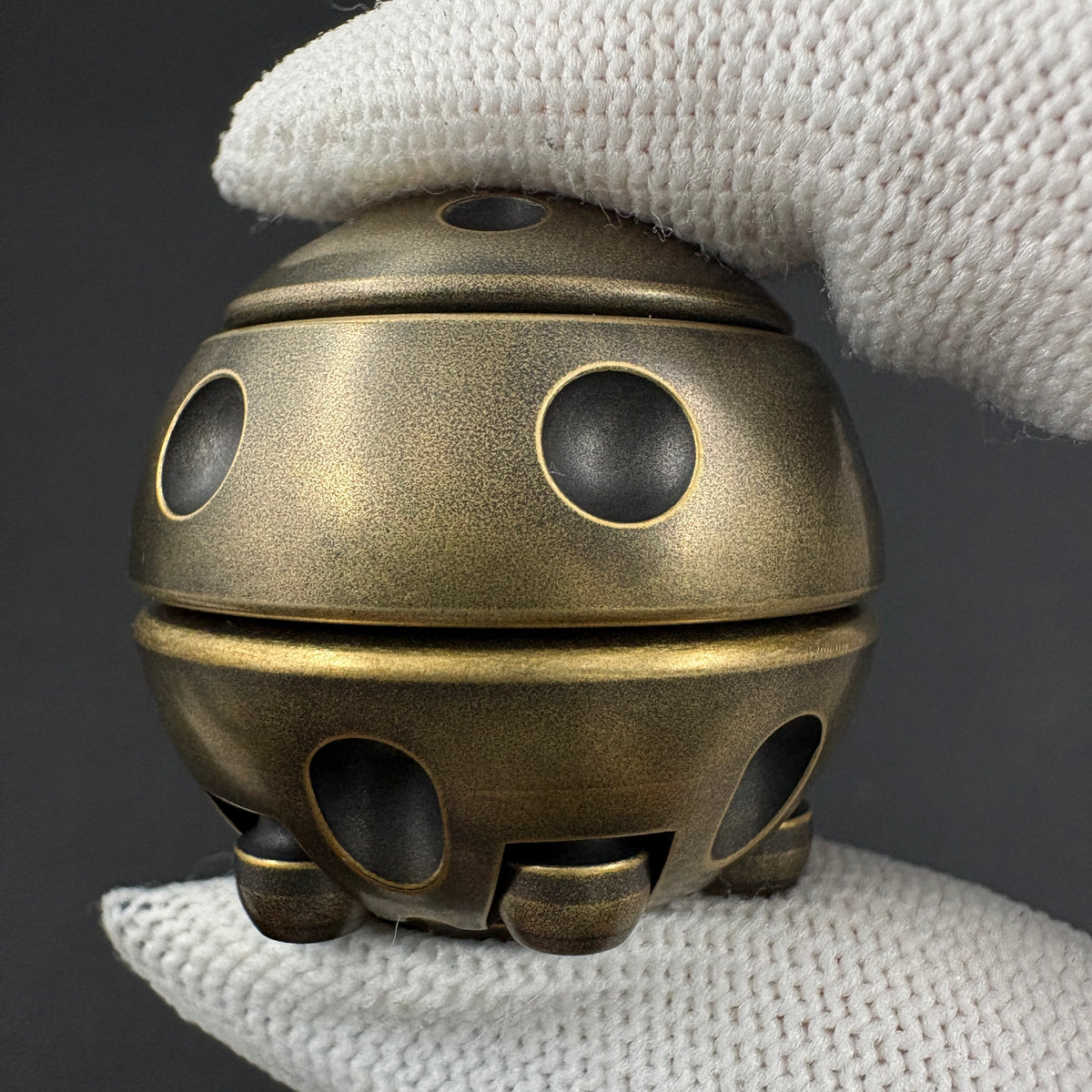 Death Star r Brass Distressed