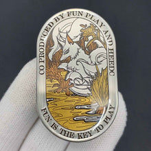 HE EDC Ling Yun 3.0 funy Stainless Steel Resin-Sealed