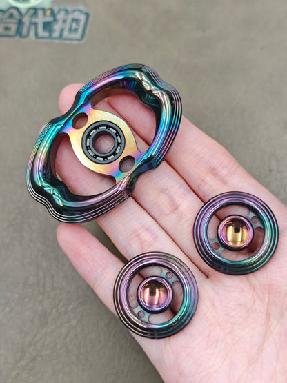 Obsidian Crystalized Zirconium Oil Slick