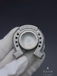 Lucky Horseshoe Crystallized Titanium