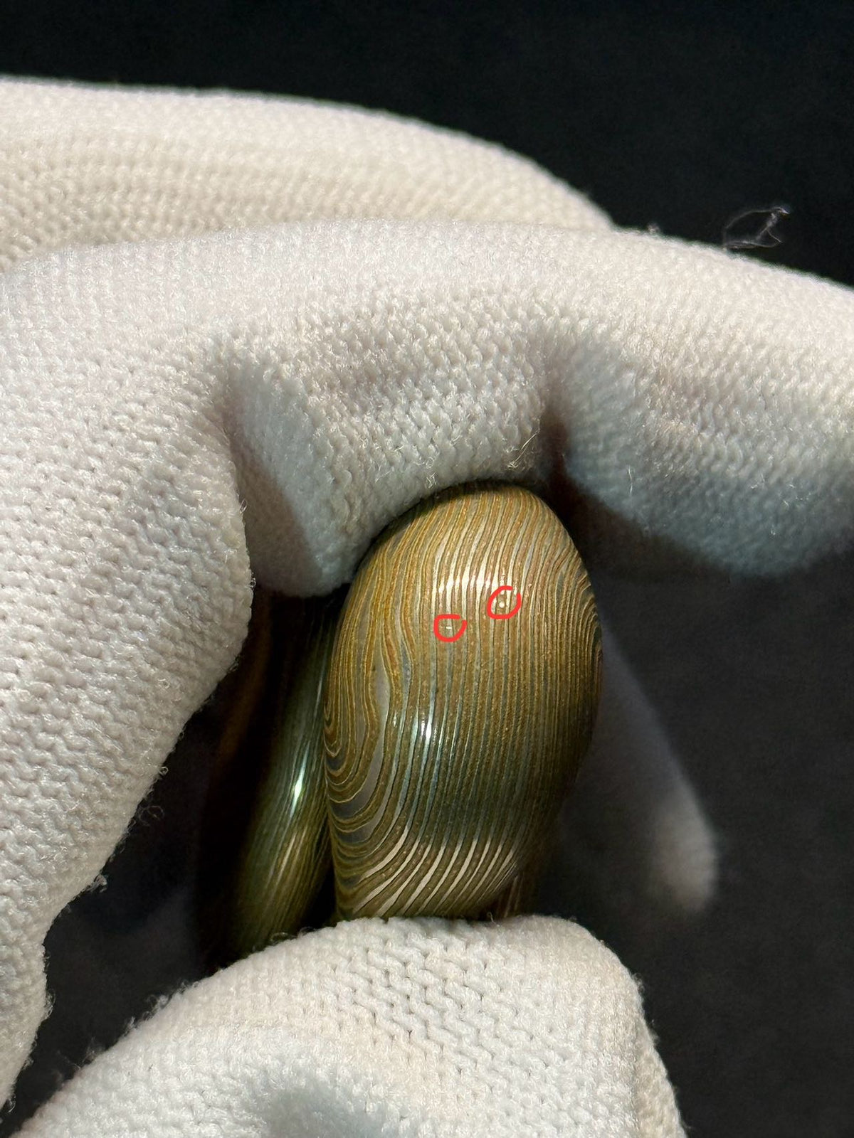 Three-Leaf Cell Mokume