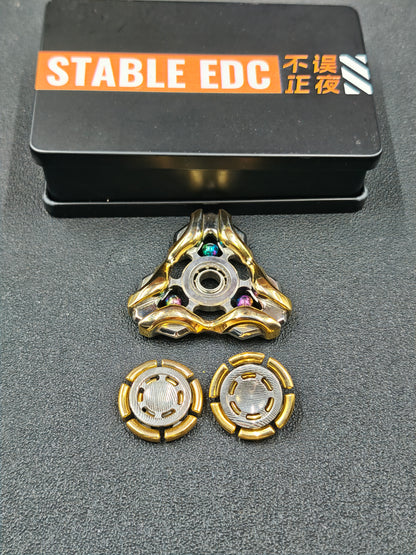 Star Arrow Damasteel Gold Plated