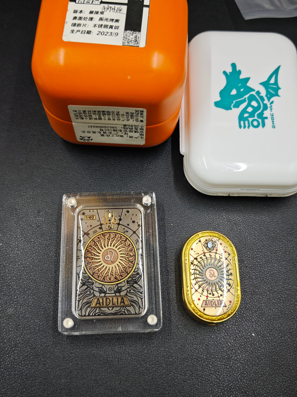 Groove Zirconium Gold Plated Resin-Sealed