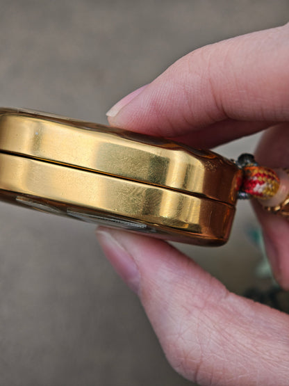 Ripple 2.0 Stainless Steel Gold Plated Resin-Sealed