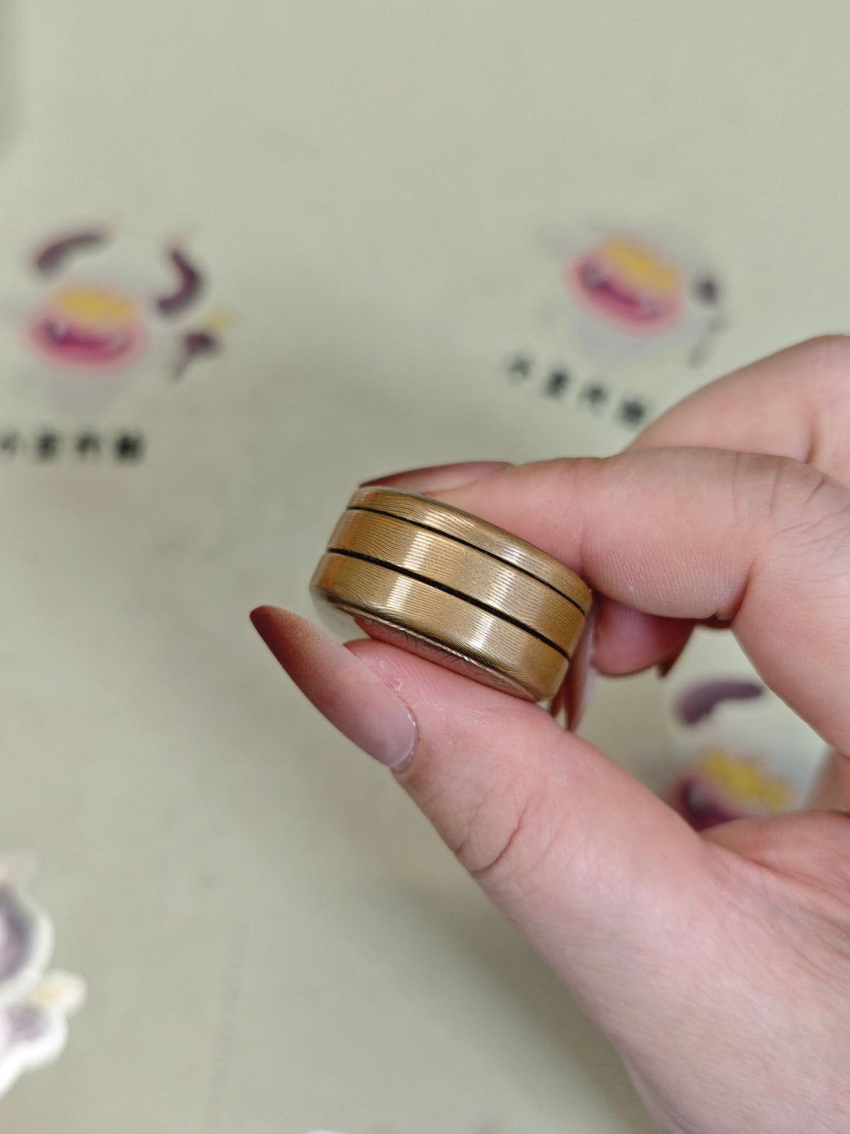 MIX Mokume Resin-Sealed