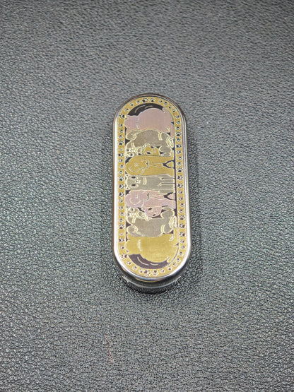 Ming Yin Titanium Engraved
