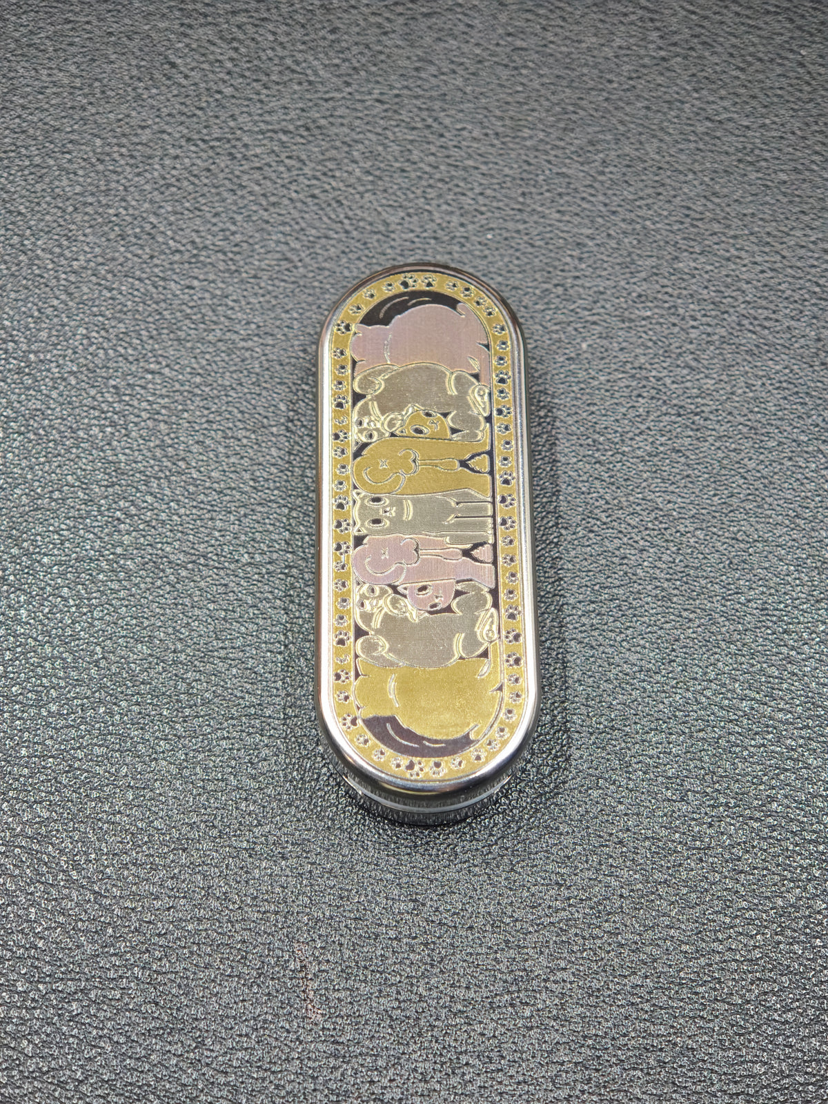 Ming Yin Titanium Engraved