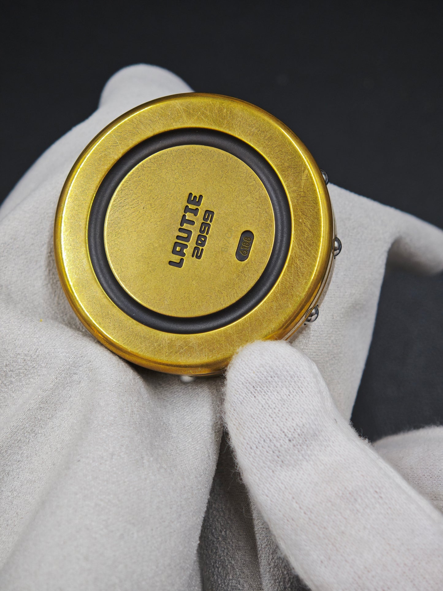 Dealer Button Brass