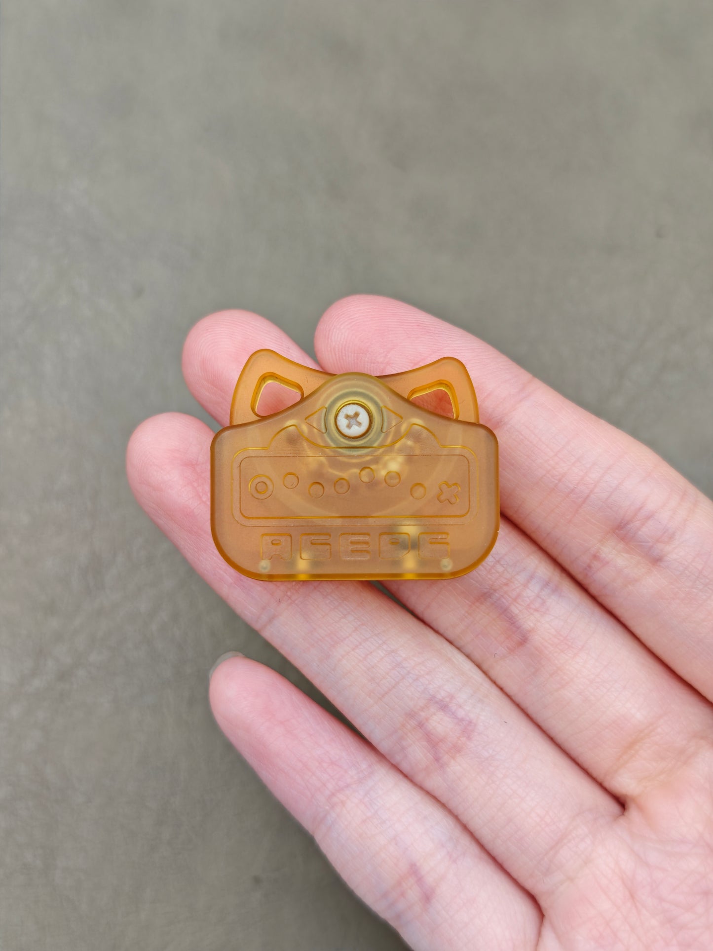 Demon Ji Emoji Pendant PEI Brushed