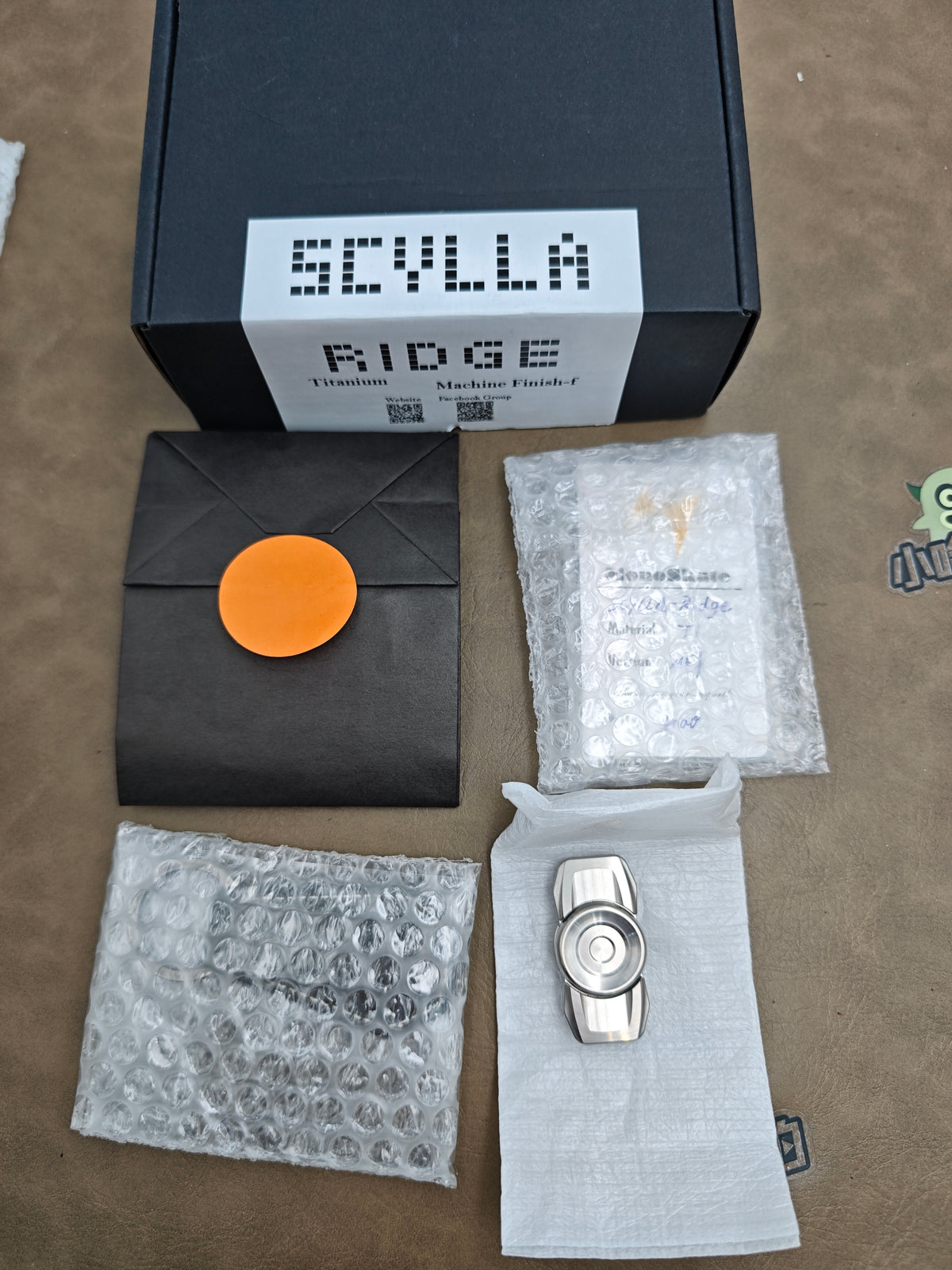 Ridge Titanium Machine Finished