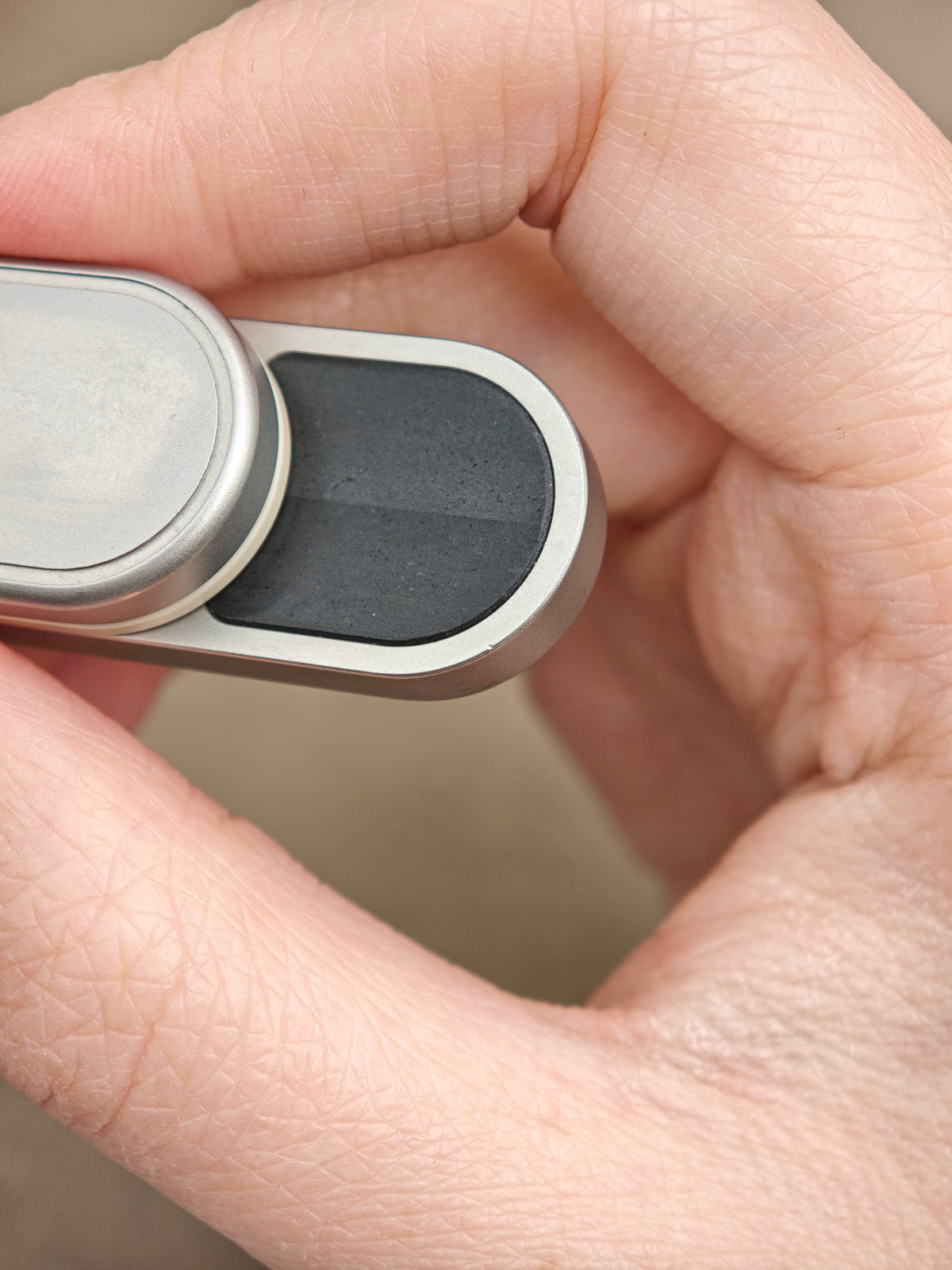 Slider Stainless Steel Blasted