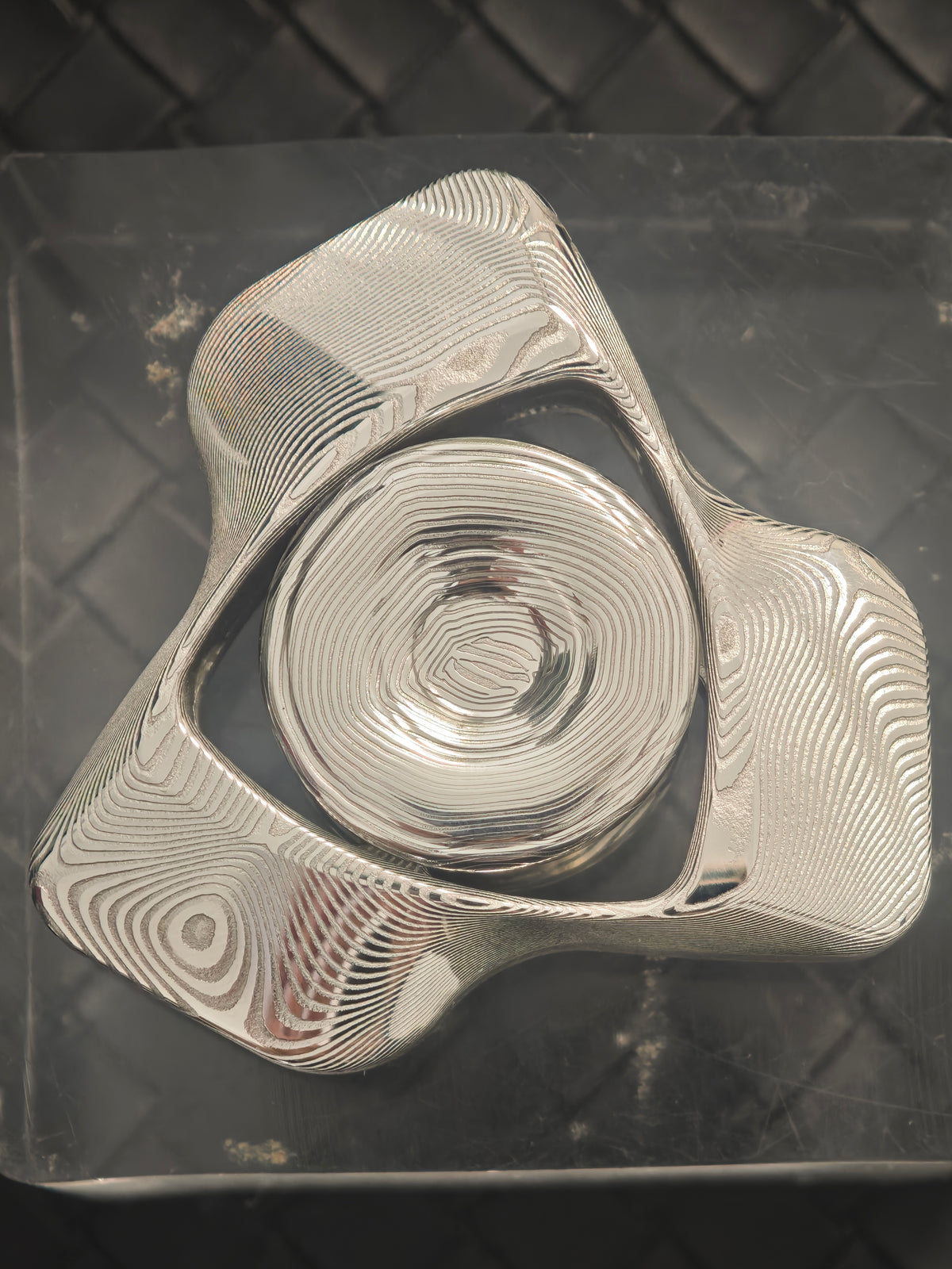 Phantom Dual Leaf Damasteel