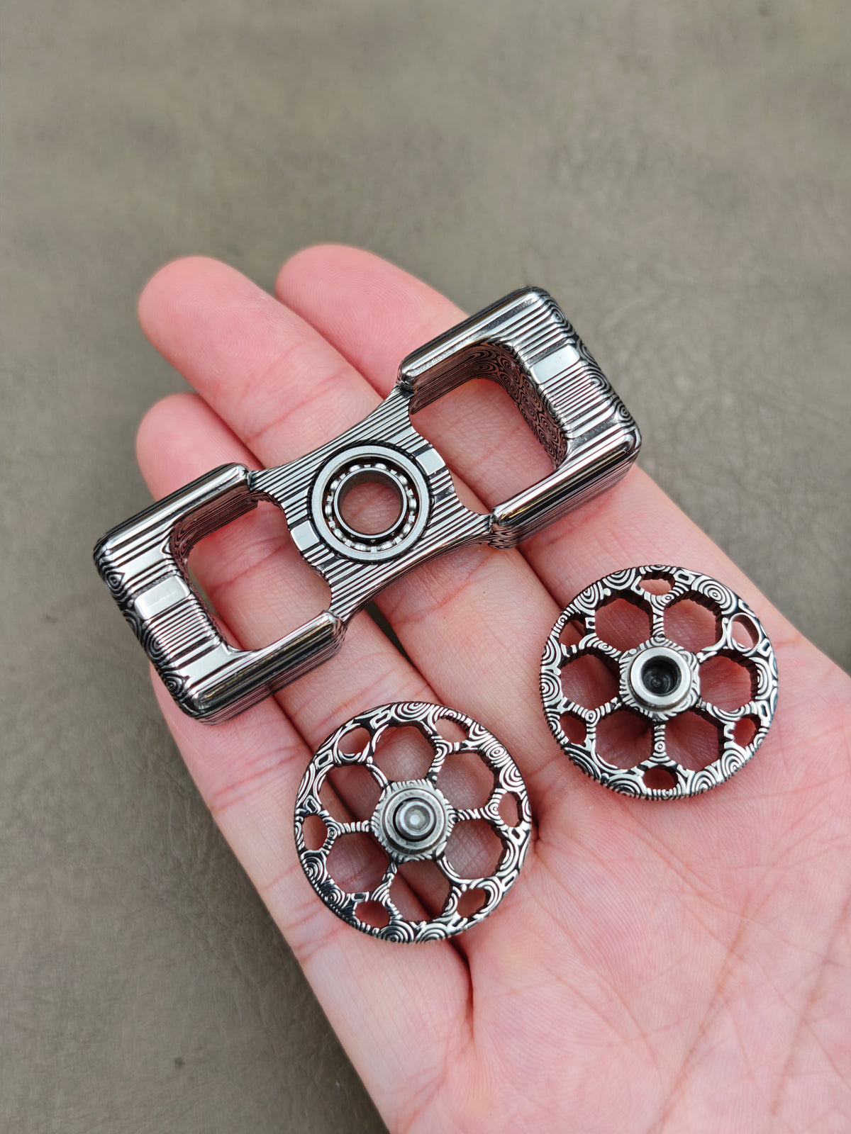 Two-Leaf Impact Damasteel