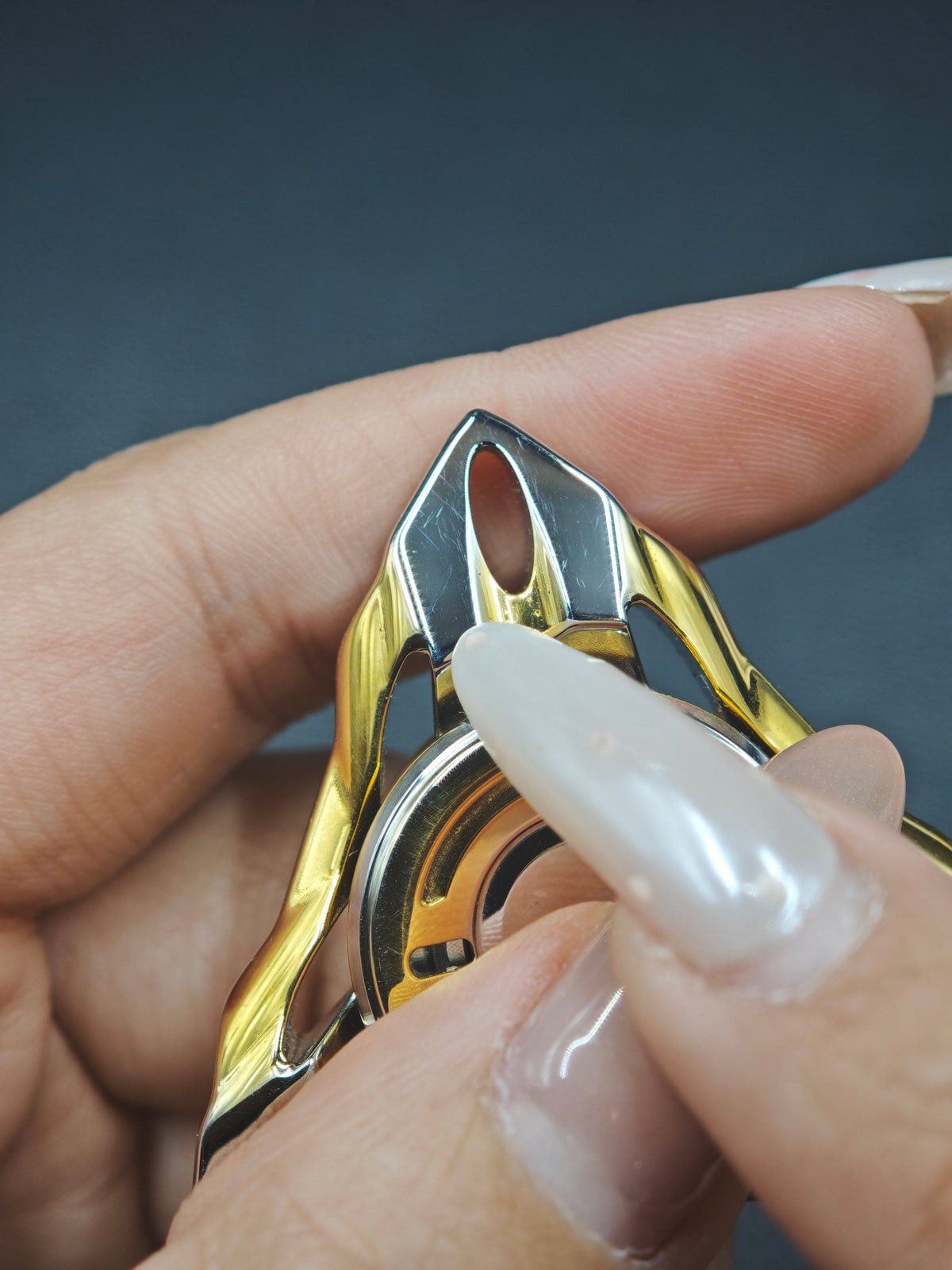 Flash Leap Stainless Steel Gold Plated