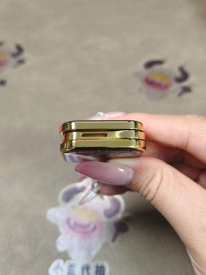 SNAP Zirconium Gold Plated Resin-Sealed