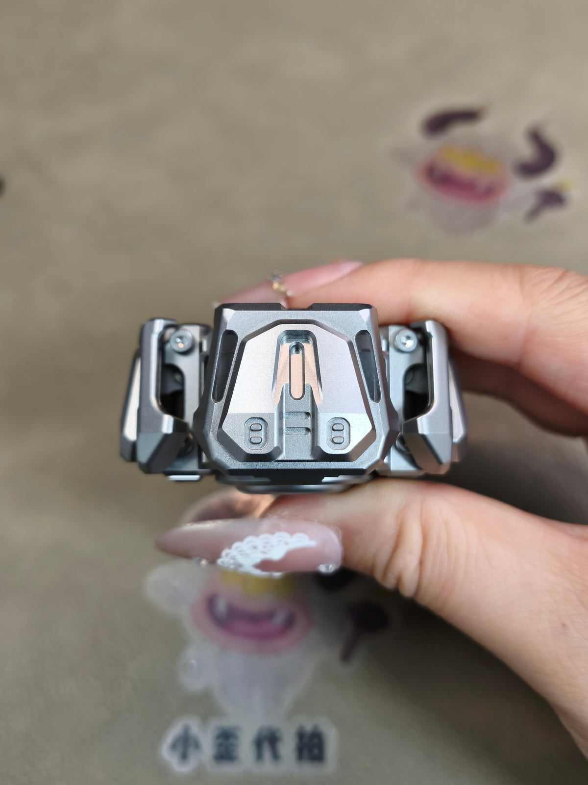 Ancient Iron Shell Opening Titanium Blasted