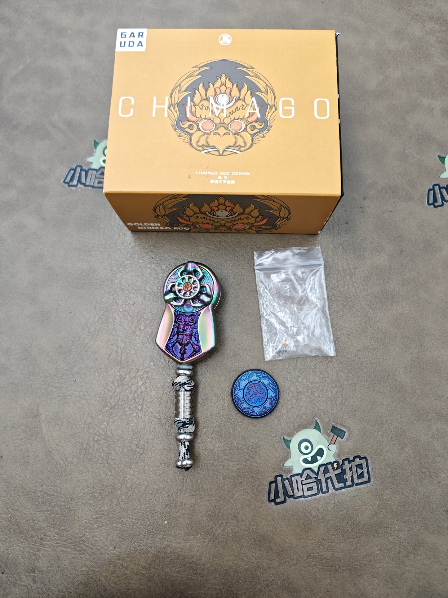 Demon Subduing Toga Tangcao Pattern Titanium
