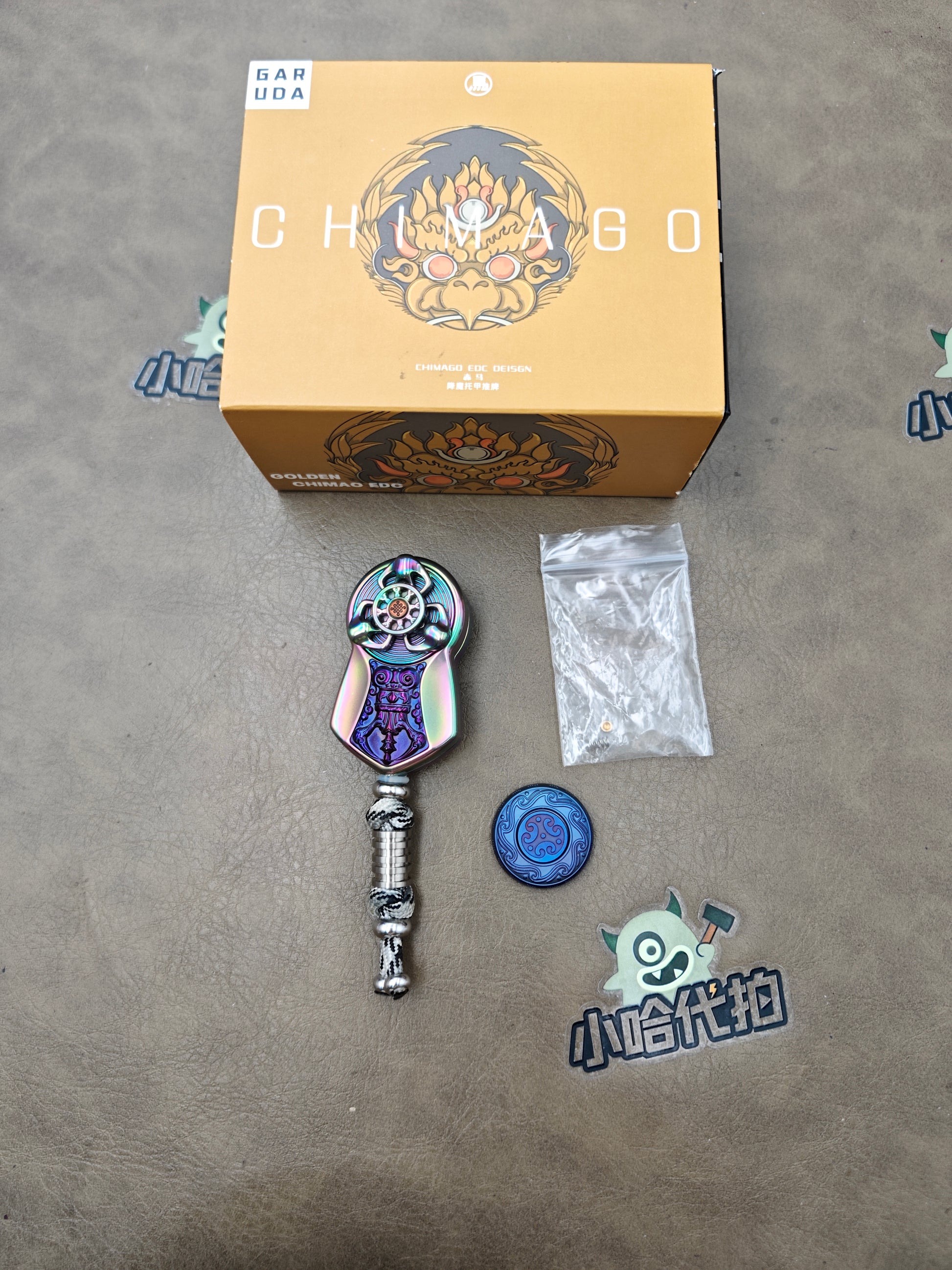 Demon Subduing Toga Tangcao Pattern Titanium