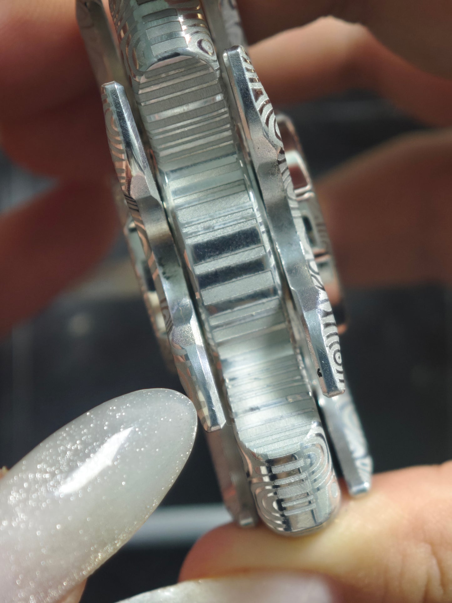 Oracle Aluminum Engraved Polished