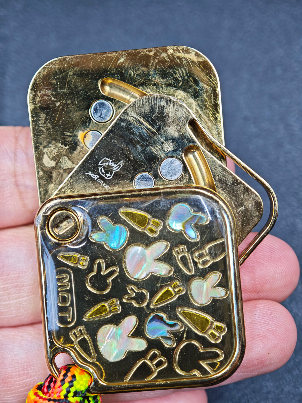 SNAP Zirconium Gold Plated Resin-Sealed