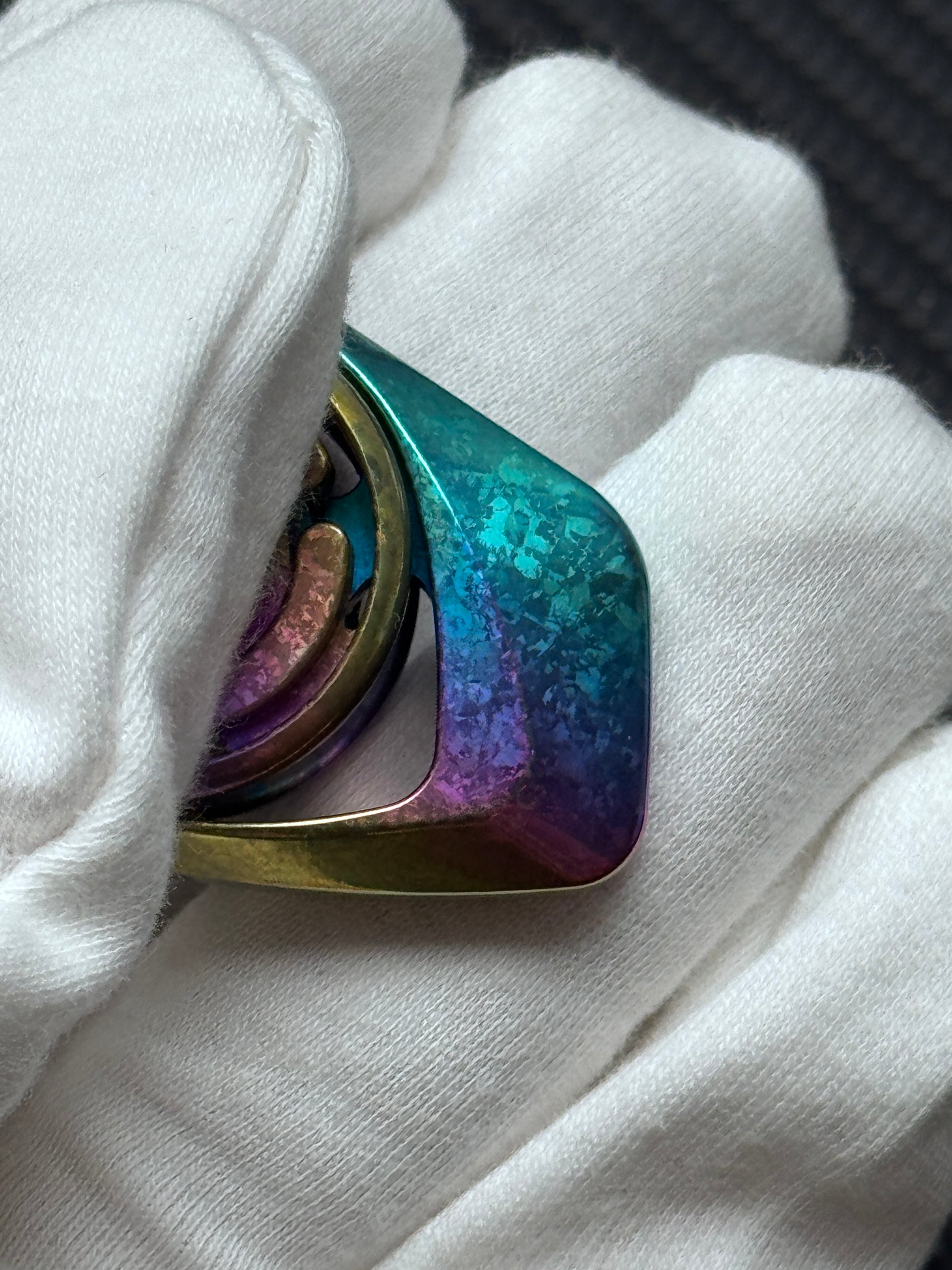 Snake Lock Accessories Bearing Cap Crystallized Titanium