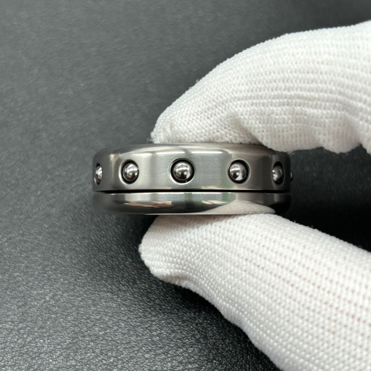 Dealer Button Stainless Steel