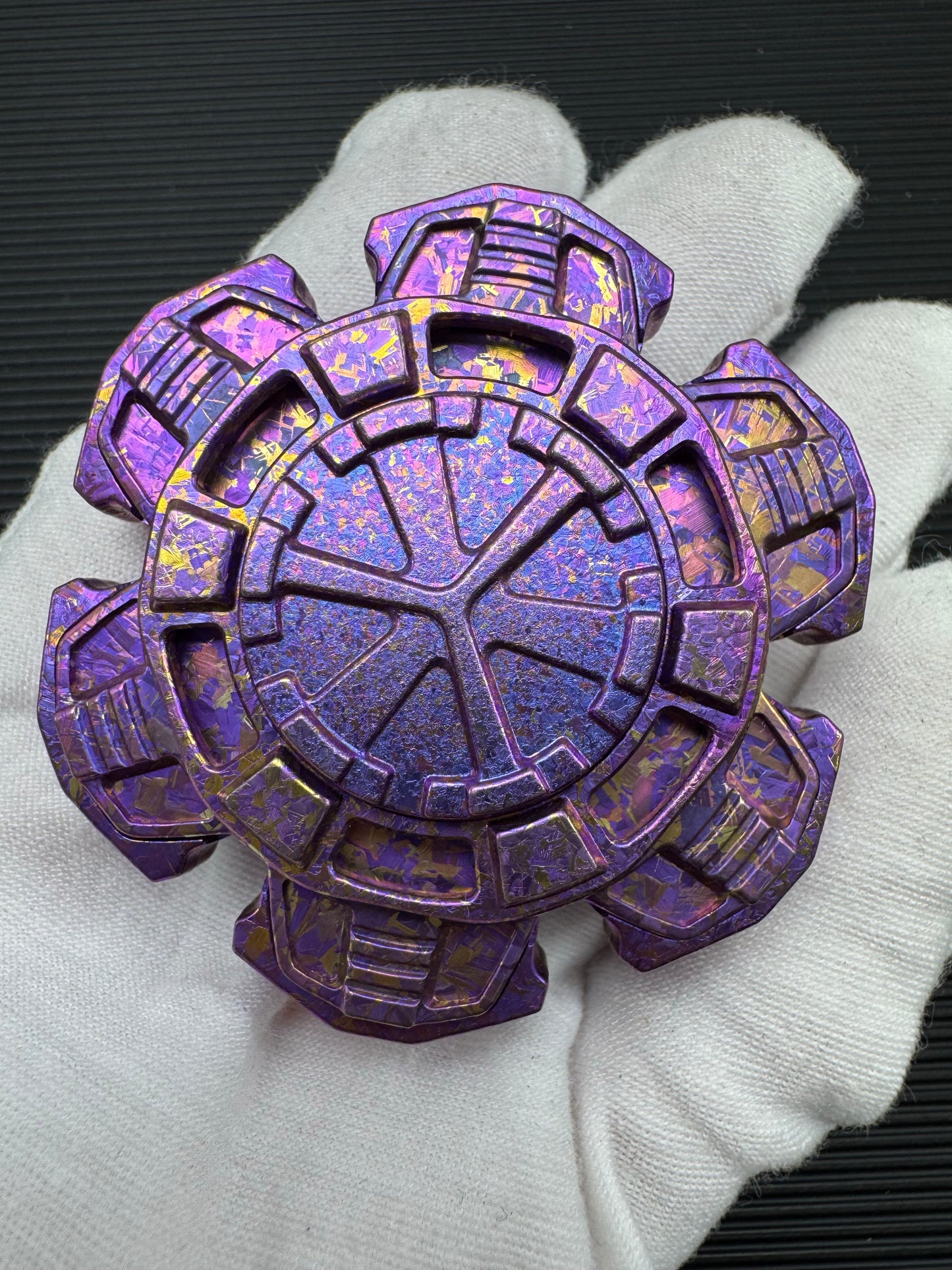 Detonator Bearing Cap Crystallized Titanium