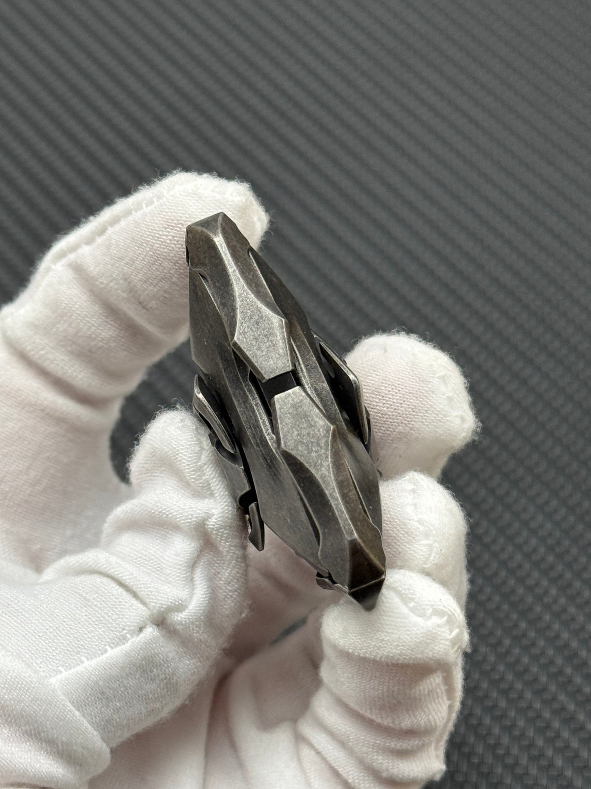 Blade Stainless Steel Stonewashed Distressed
