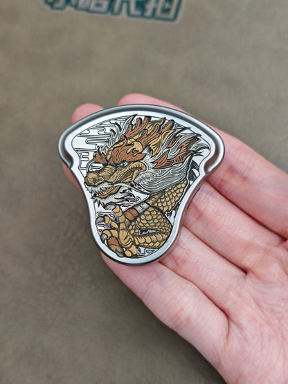 Balled Shell Stainless Steel Engraved